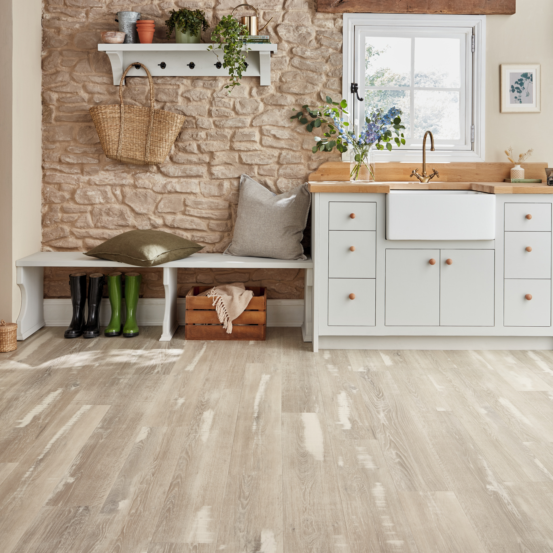 Van Gogh Rigid Core | Silver Farmhouse Oak SCB137