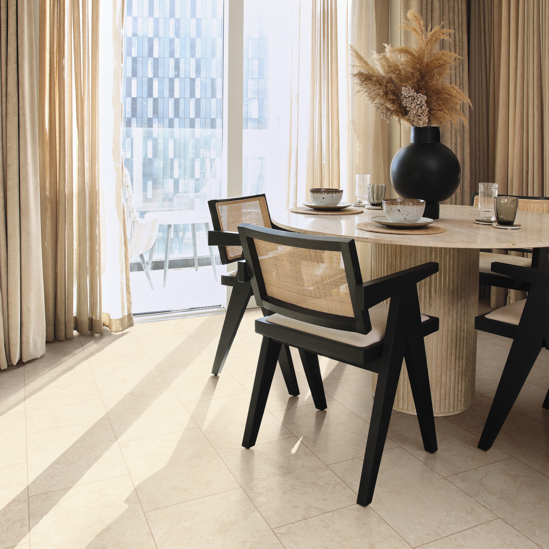 Knight Tile Rigid Core | Natural Limestone SCB-ST33-G